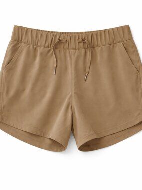 Lululemon Women’s Size 10 Tan Athletic Shorts Drawstring Waist